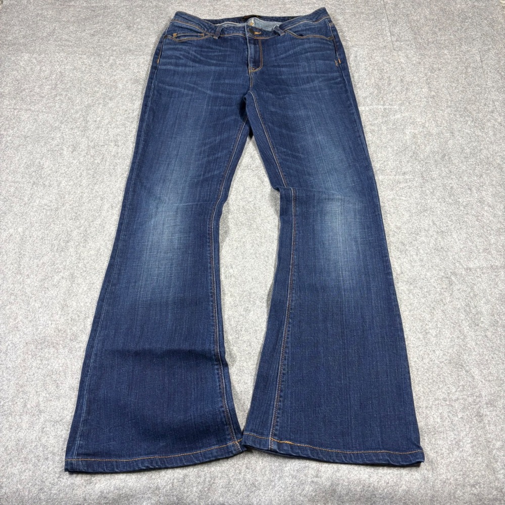 Genetic Denim The Fever Flare Bootcut Jeans Dark Wash Wide Leg Size 30